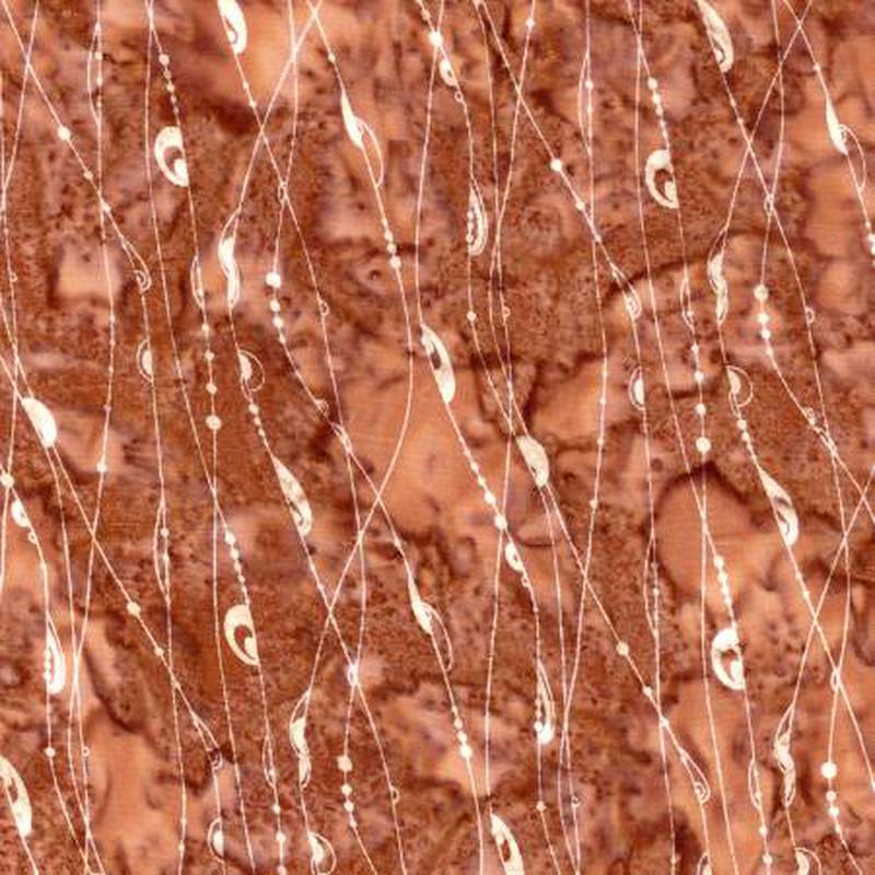Batiks Rayon String Theory Coffee Cream BTR23130-133
