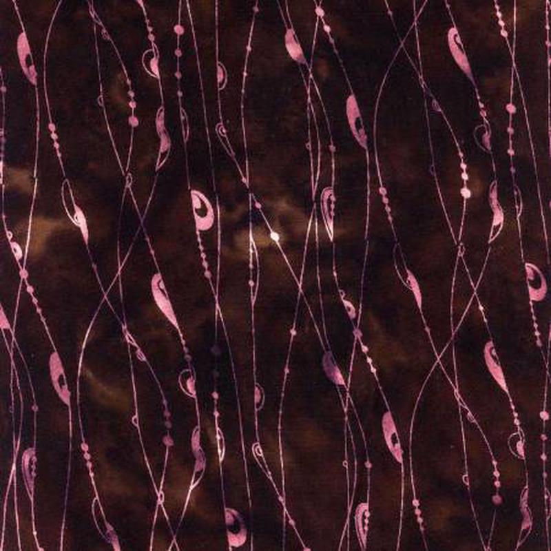 Batiks Rayon String Theory Espresso BTR23130-139