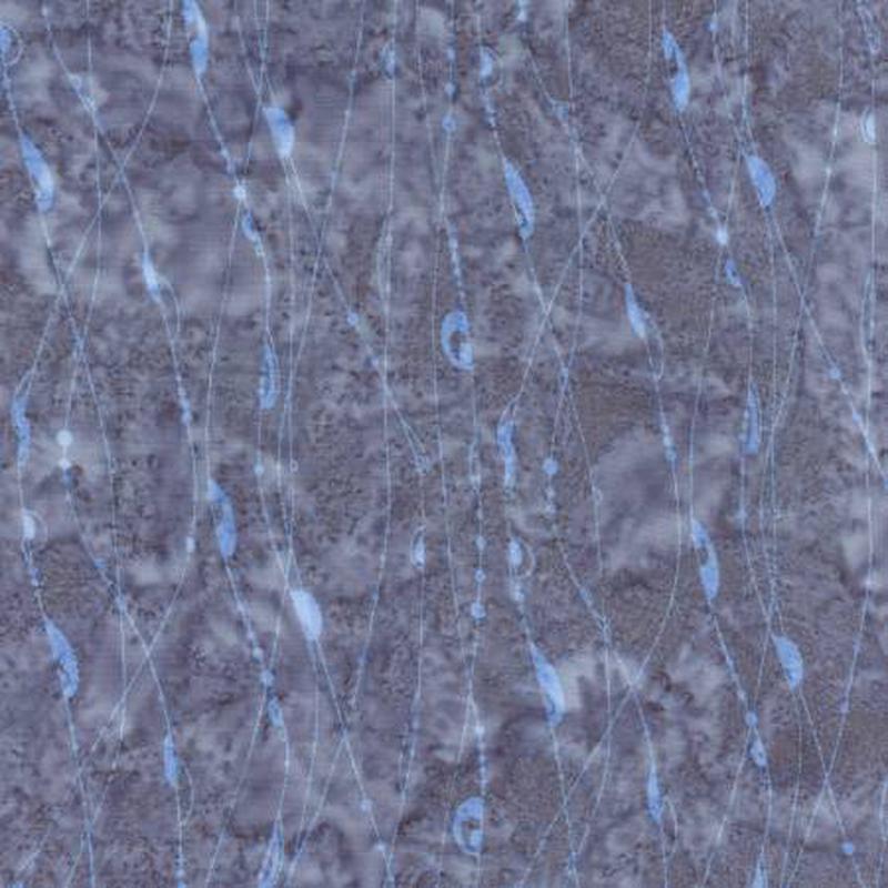 Batiks Rayon String Theory Steel Sapphire BTR23130-163