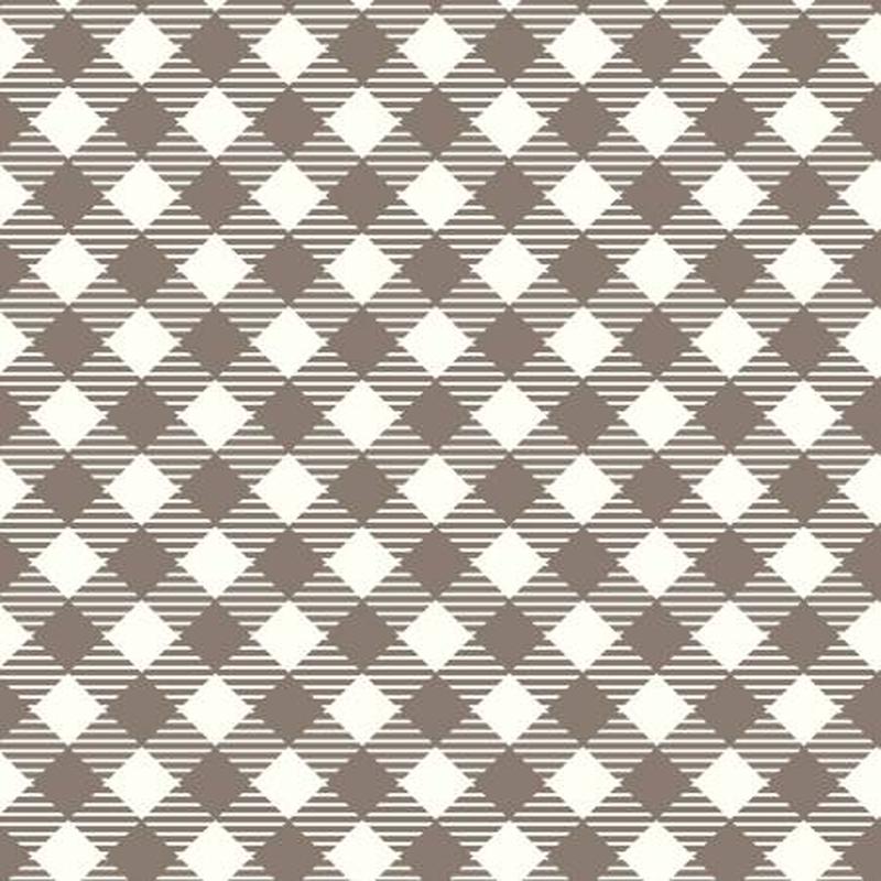 Bee Ginghams 108" wide WB12562-Pebble