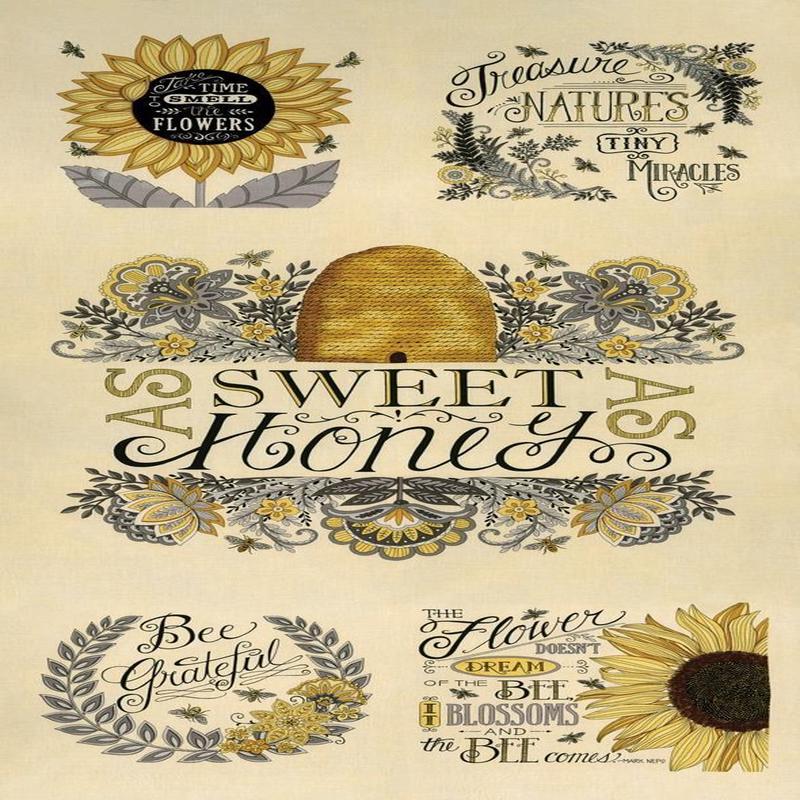 Bee Grateful Panel 19960-11