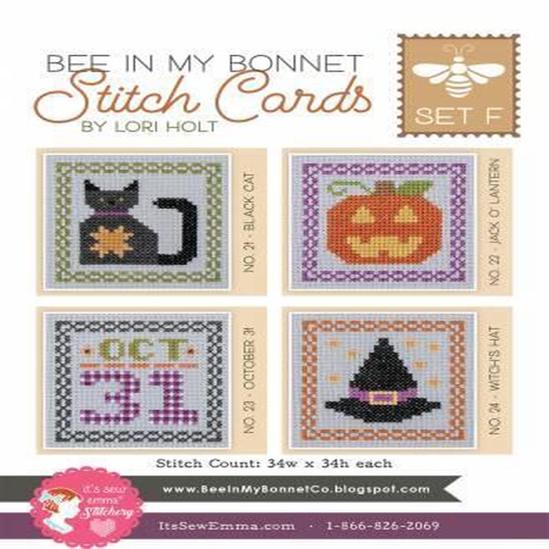 Bee in my Bonnet Stitch Card Set F