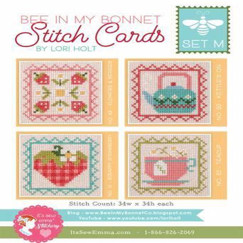 Bee in my Bonnet Stitch Card Set M