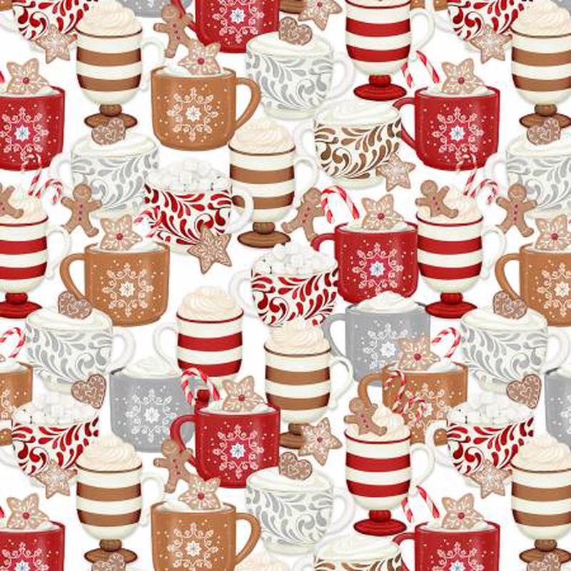 Baking Up Joy 27706-123 White Packed Cups
