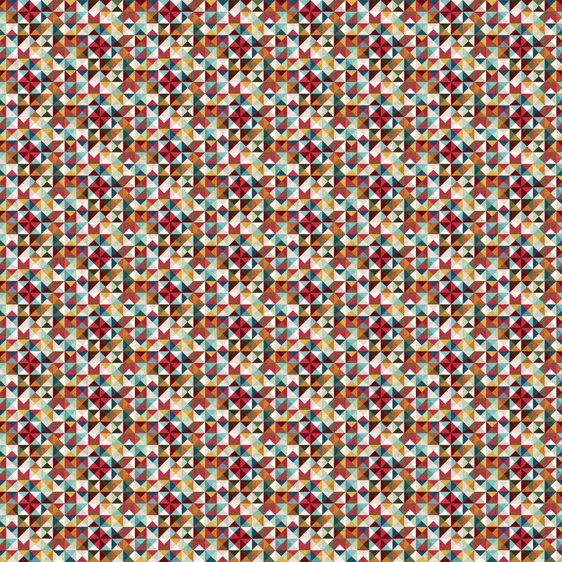 Barn Quilts DP27318-12 Beige Multi