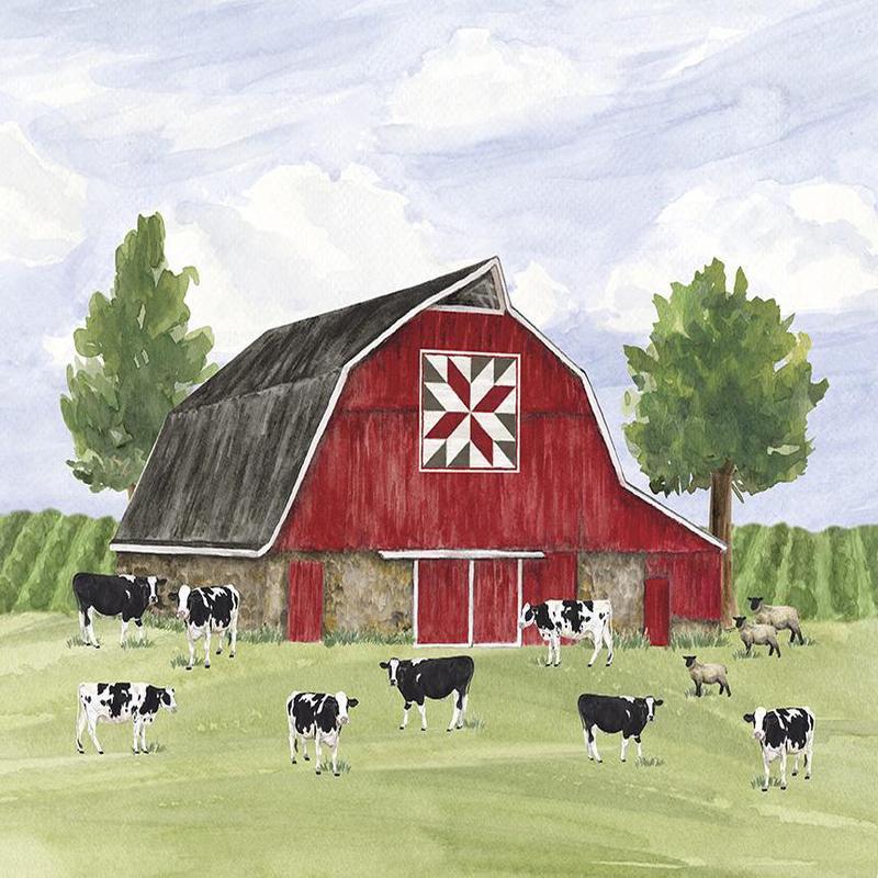 Barn Quilts PD11055-Big Rd BRN