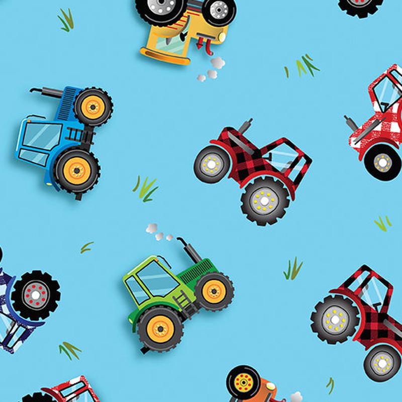 Barnyard Tractors Blue 14376-55B