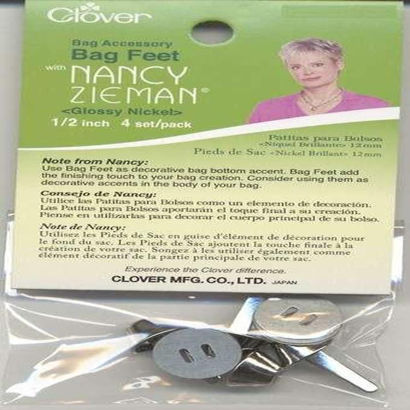 Bag Feet Nickel Finish