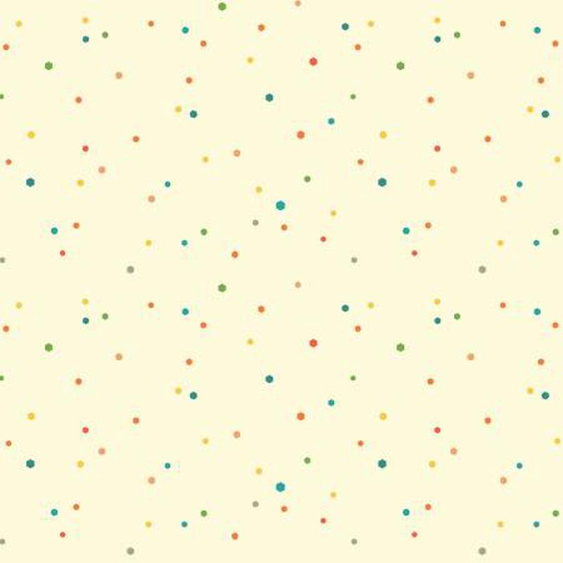 Autumn Afternoon Hexi Dots Cream Harvest C14879R-CREAM