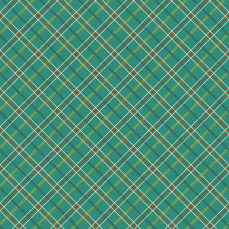 Autumn Afternoon Plaid Teal Harvest C14875R-TEAL