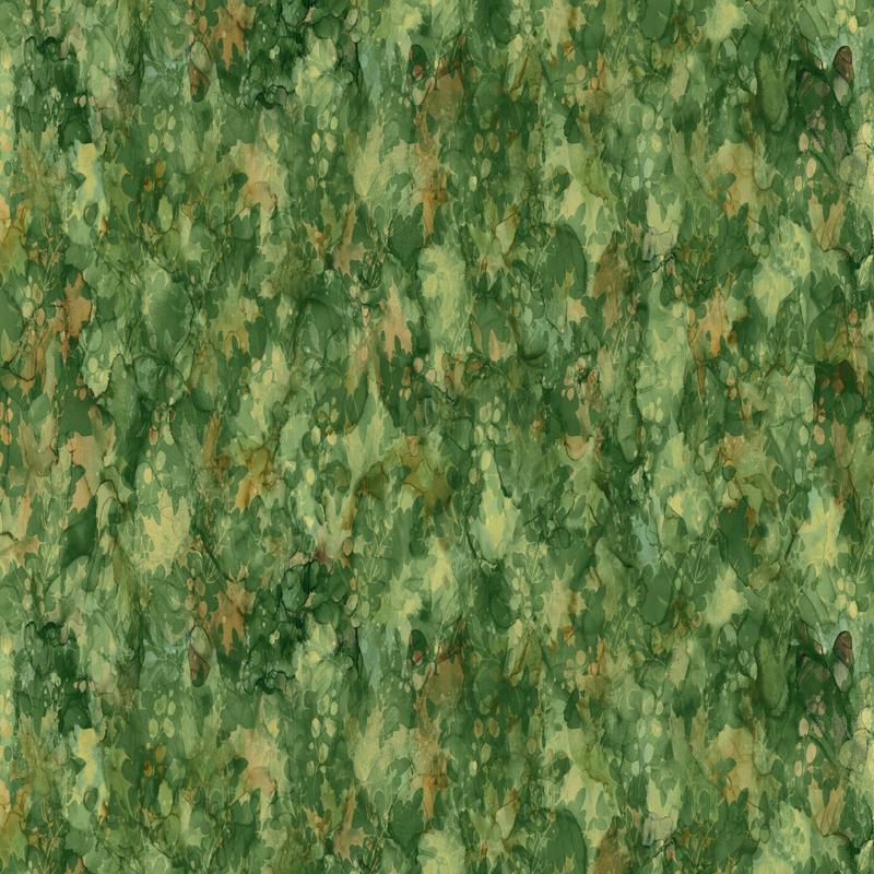 Autumn Breeze DP28058-76 Leaf Texture Dark Green