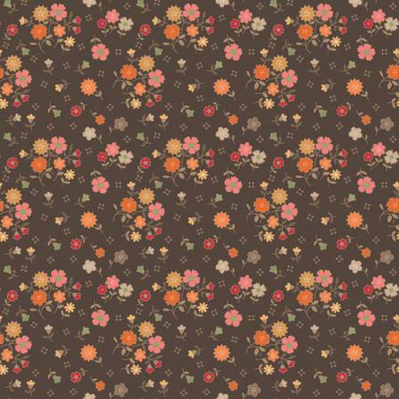 Autumn Floral Raisin C14650-Raisin