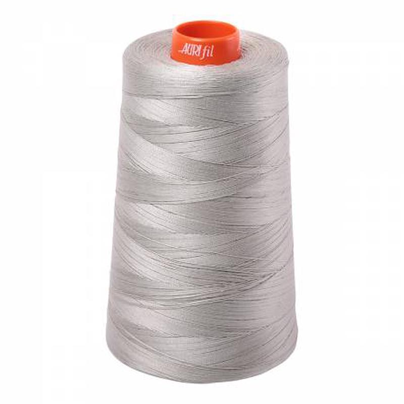 Aurifil Cotton Thread 50wt 6452yds #5021 Light Grey