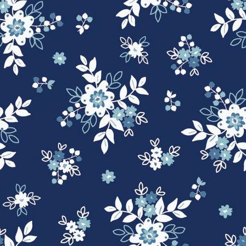 1 yard 2" - Simply Country WB13418-Navy 108" wide