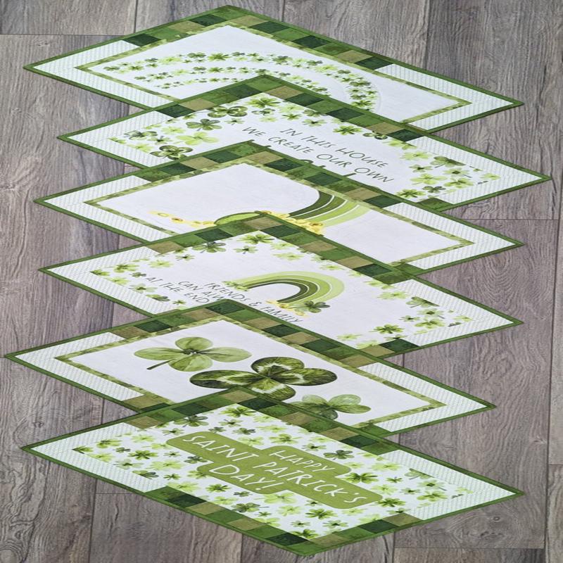(6) St. Patties Day Placemats Size: 14" x 21"