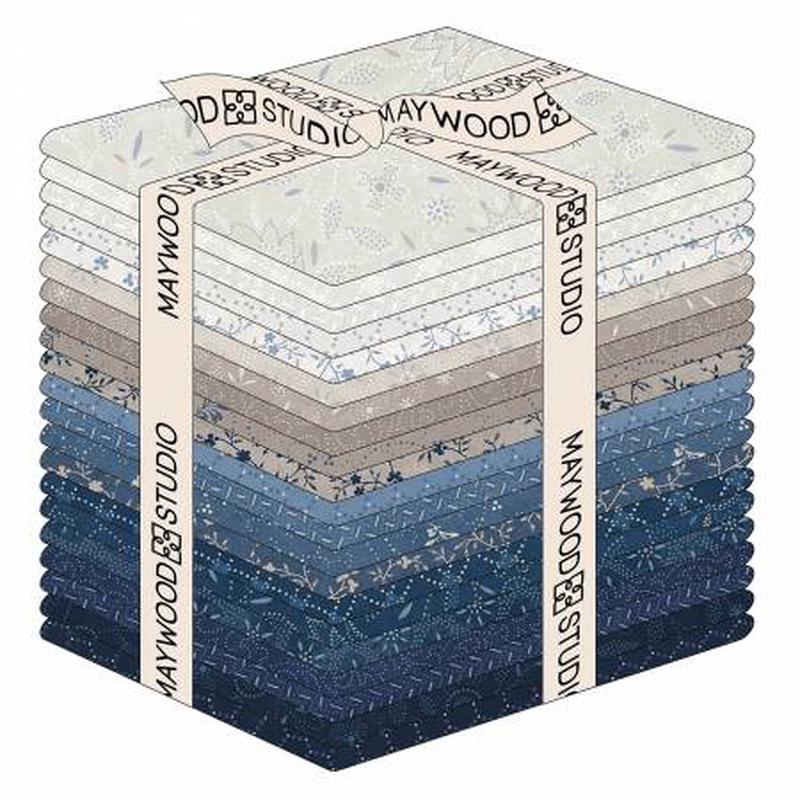 (22) Patchwork Blue Fat Quarter Bundle