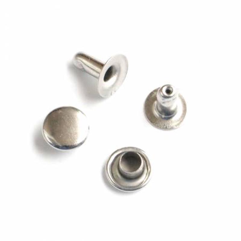 (24) Small Rivets 6mm Nickel
