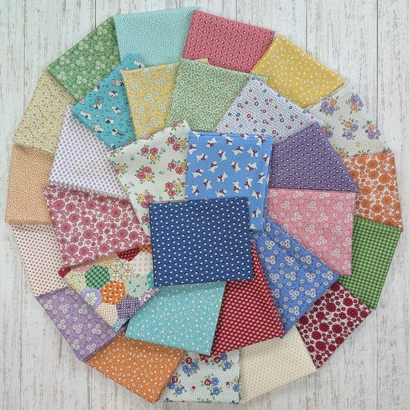 (30) Aunt Grace Goes Scrappy Fat Quarters