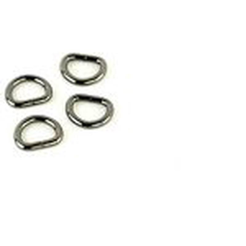 (4) 1/2" Gunmetal D Ring Sallie Tomato