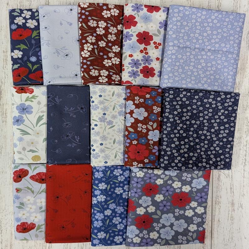 (14) Forever Blooms Fat Quarter Bundle