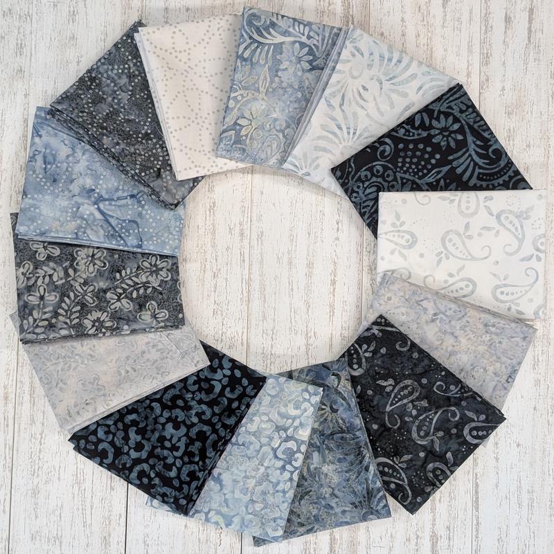 (14) Starlight Batik Fat Quarter Stack