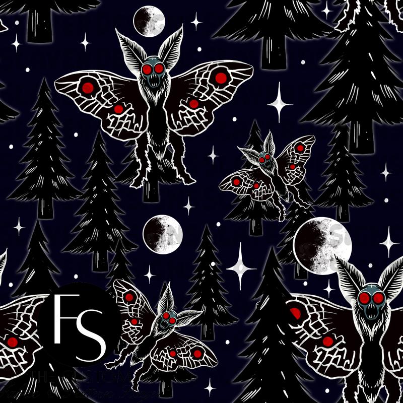 Creepy Mothman -  FABRICSLAYER