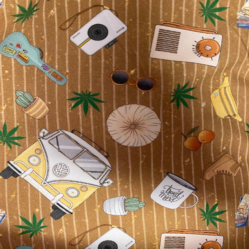 Cotton Spandex - Groovy Wanderlust - Regular Scale - RETAIL