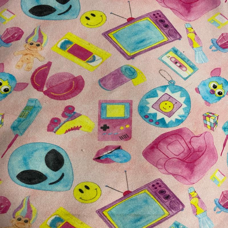 Cotton Spandex - Pink 90s Vibes - Regular Scale - RETAIL