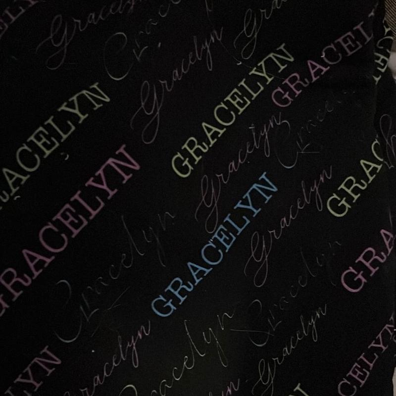 Cotton French Terry - Custom Name 1 - Regular Scale - RETAIL