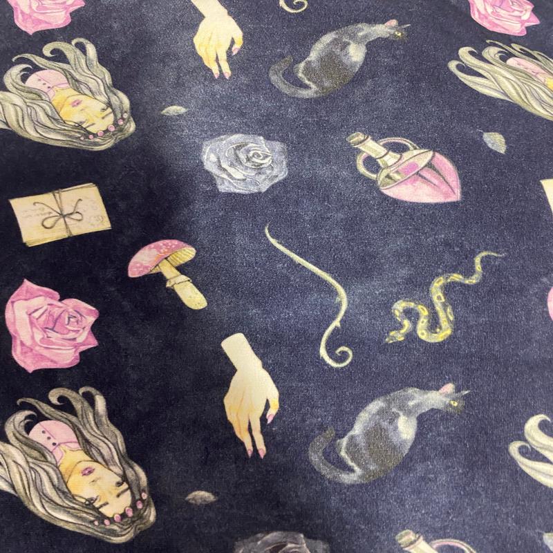 Cotton French Terry - Dark Fairytale  - Regular Scale - RETAIL