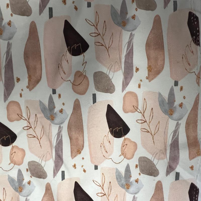 Cotton French Terry - Geometric Shapes - 6x6 Scale - RETAIL