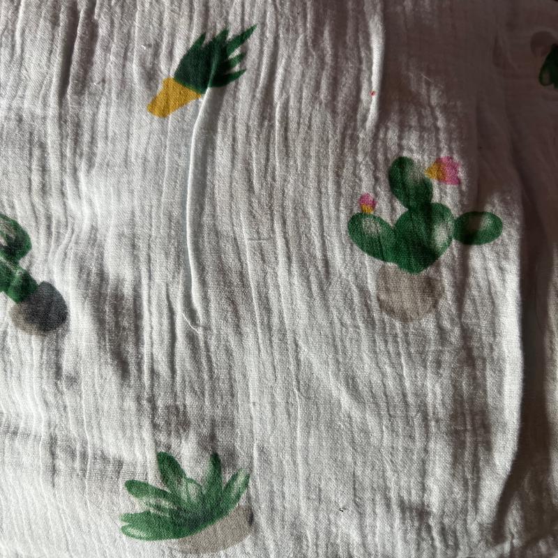 Cotton Gauze Muslin - cactus - 6x6 - RETAIL