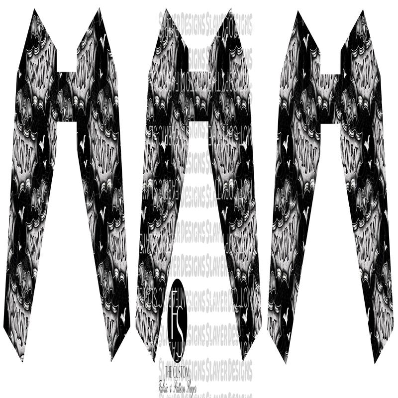 COFFINCHAIN021 - Cut and Sew Keychains FABRICSLAYER - Preorder