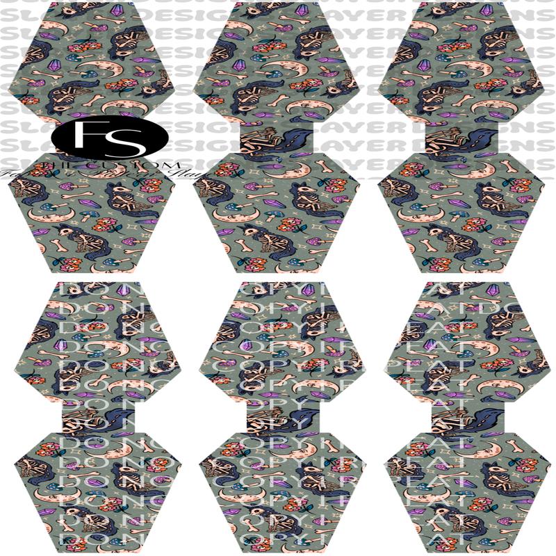 COFFINCORD003 - Cut and Sew Cord Organizer FABRICSLAYER - Preorder