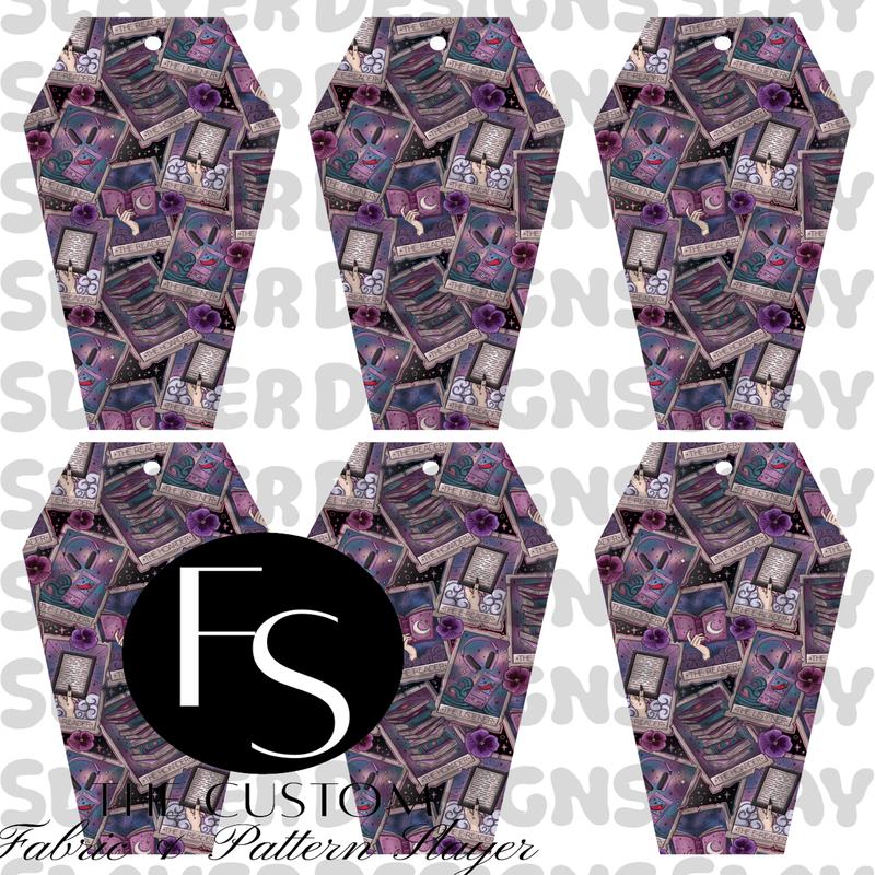 COFFINMARK01 - Cut and Sew Bookmarks FABRICSLAYER - Preorder