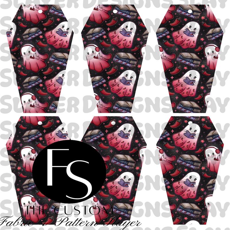 COFFINMARK02 - Cut and Sew Bookmarks FABRICSLAYER - Preorder