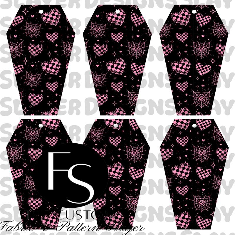 COFFINMARK08 - Cut and Sew Bookmarks FABRICSLAYER - Preorder