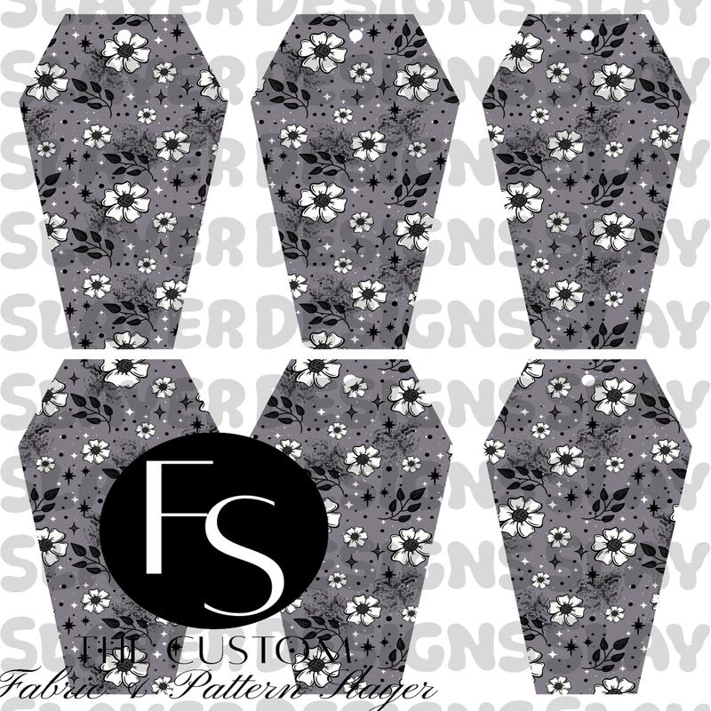 COFFINMARK09 - Cut and Sew Bookmarks FABRICSLAYER - Preorder