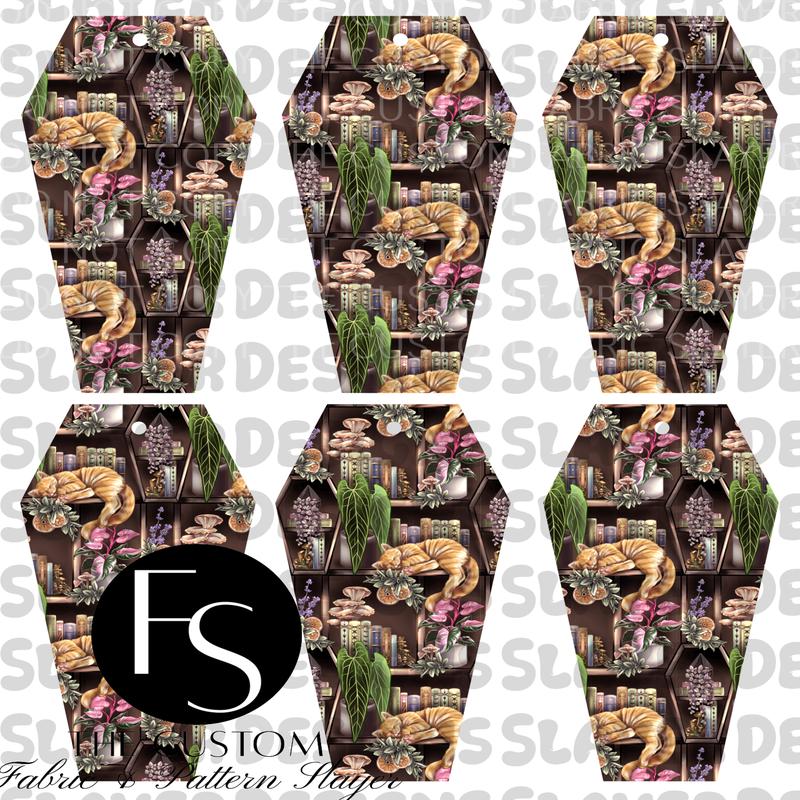 COFFINMARK18 - Cut and Sew Bookmarks FABRICSLAYER - Preorder