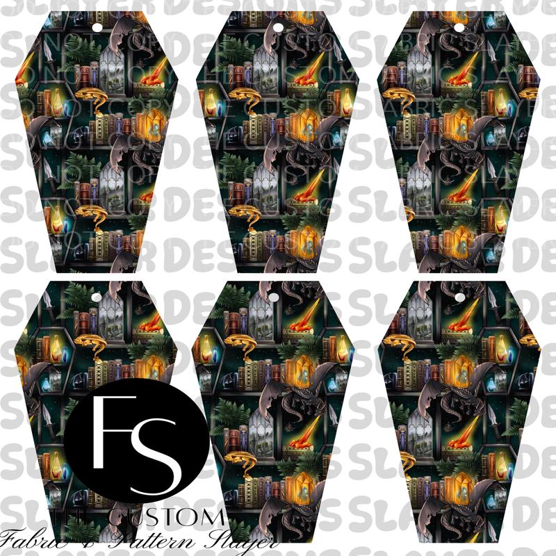 COFFINMARK19 - Cut and Sew Bookmarks FABRICSLAYER - Preorder