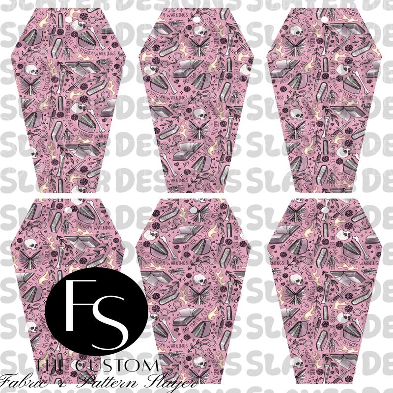 COFFINMARK23 - Cut and Sew Bookmarks FABRICSLAYER - Preorder