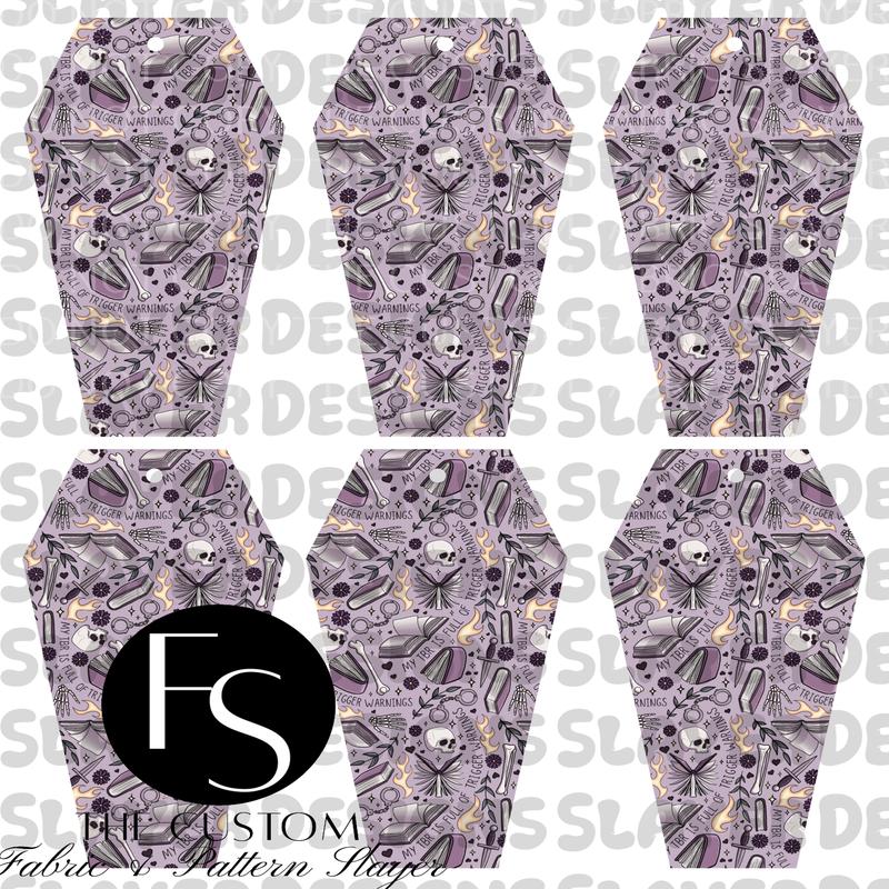 COFFINMARK24 - Cut and Sew Bookmarks FABRICSLAYER - Preorder