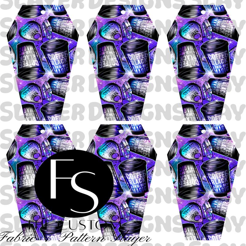 COFFINMARK26 - Cut and Sew Bookmarks FABRICSLAYER - Preorder