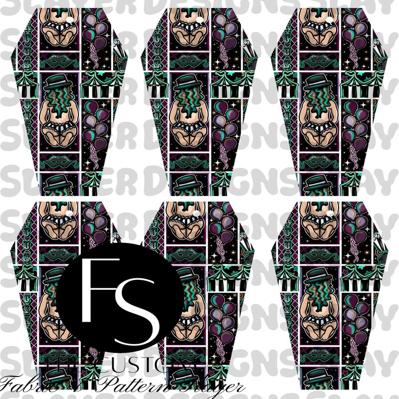 COFFINMARK29 - Cut and Sew Bookmarks FABRICSLAYER - Preorder