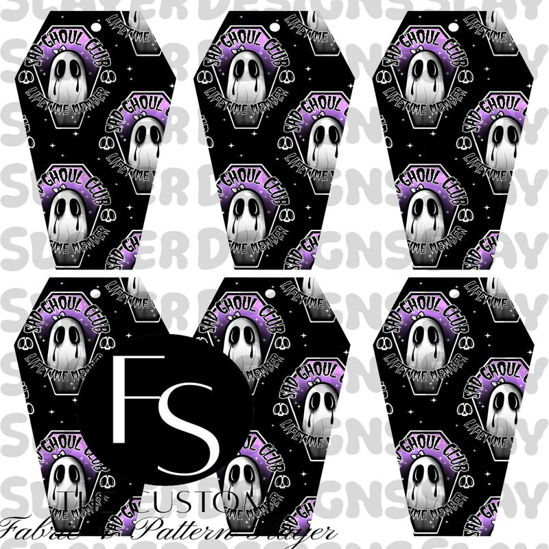 COFFINMARK34 - Cut and Sew Bookmarks FABRICSLAYER - Preorder