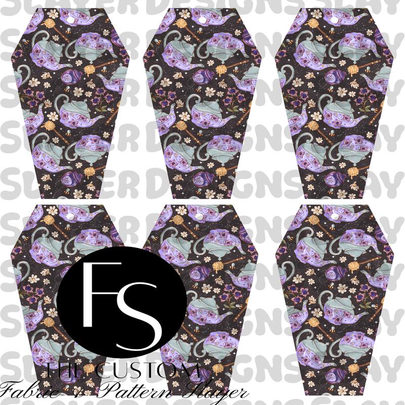 COFFINMARK37 - Cut and Sew Bookmarks FABRICSLAYER - Preorder