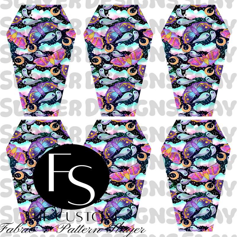 COFFINMARK40 - Cut and Sew Bookmarks FABRICSLAYER - Preorder