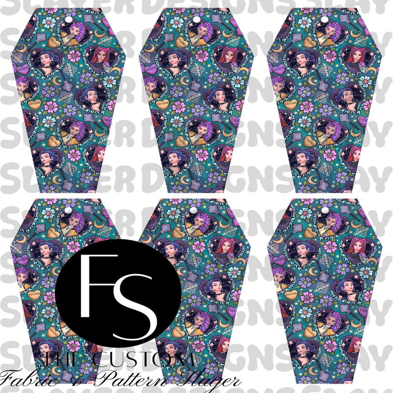 COFFINMARK41 - Cut and Sew Bookmarks FABRICSLAYER - Preorder