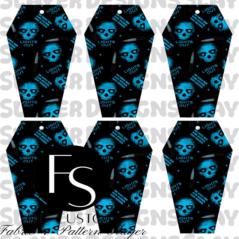 COFFINMARK44 - Cut and Sew Bookmarks FABRICSLAYER - Preorder