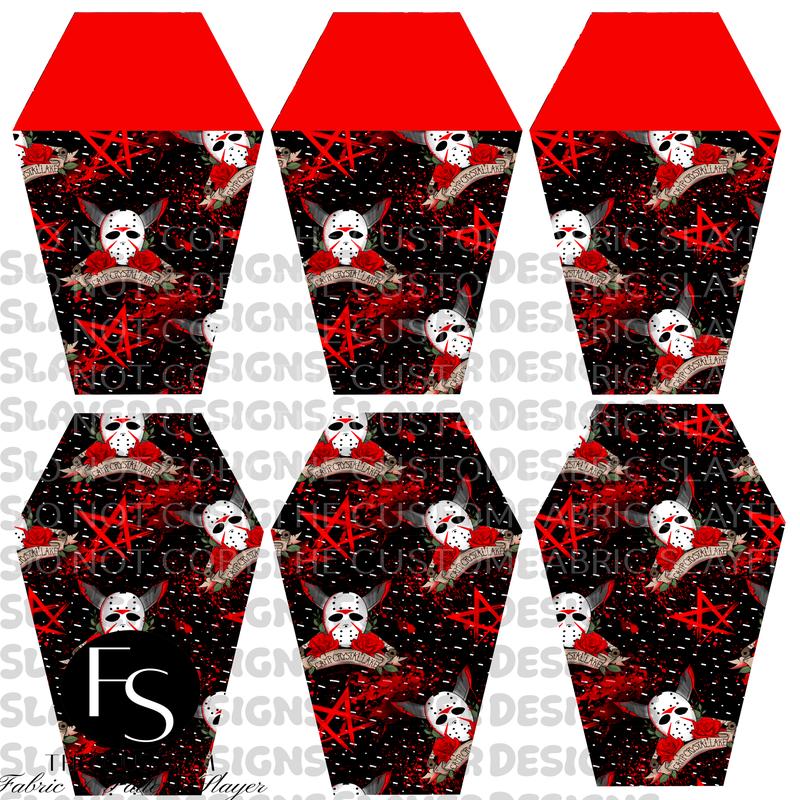 COFFINPOUCH02 - Cut and Sew Square Pouch  FABRICSLAYER - Preorder